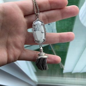 SEND ME AN OFFER: White Howlite Everly Necklace